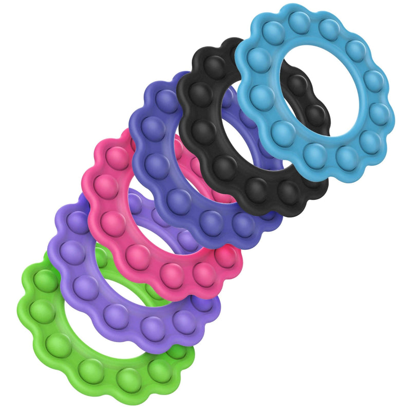 6-Pack: Flower Pop It Fidget Toy Toys & Games - DailySale