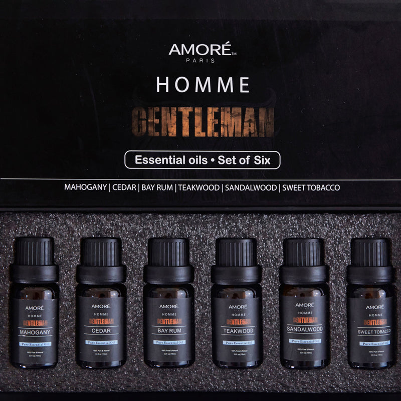 6-Pack: Gentlemen's 10ml Premium Grade Fragrance Essential Oil Gift Set Wellness - DailySale