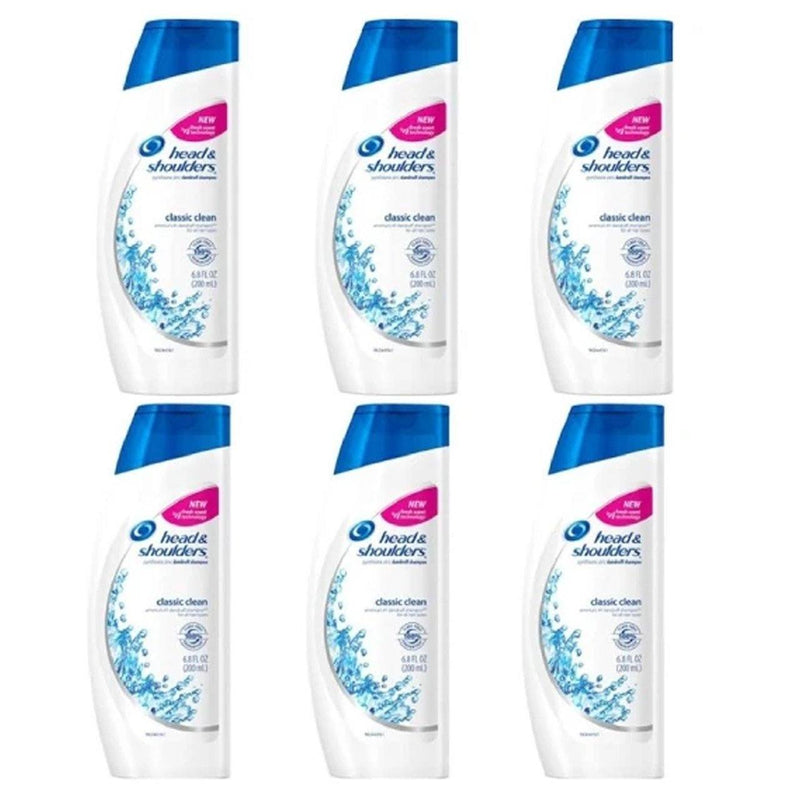 6-Pack: Head and Shoulders Classic Clean Shampoo Beauty & Personal Care - DailySale