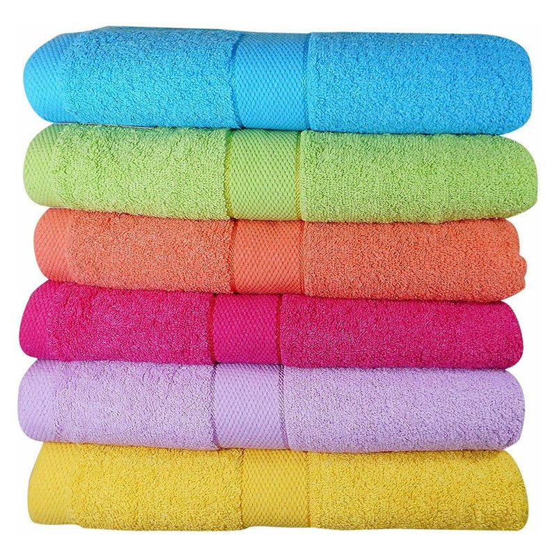 6-Pack: Imperial Luxury Bath Towel Set - Multi Color Bed & Bath Brights - DailySale