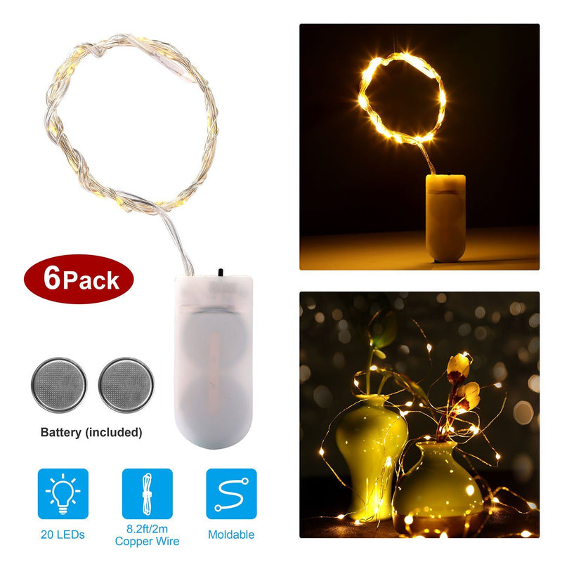 6-Pack: LED String Lights