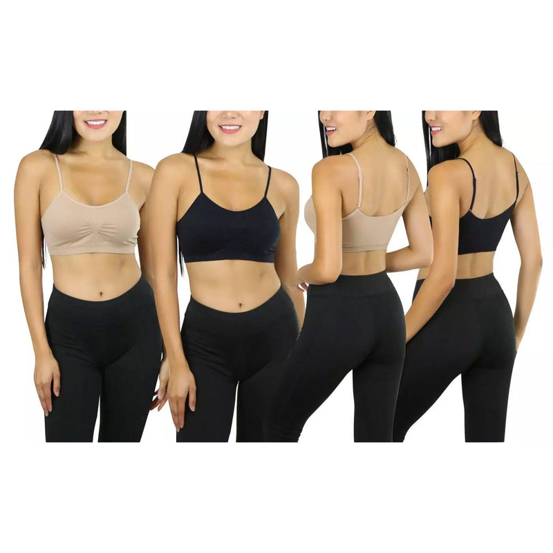 6-Pack: Lounging Everyday Padded Bralettes Women's Clothing - DailySale