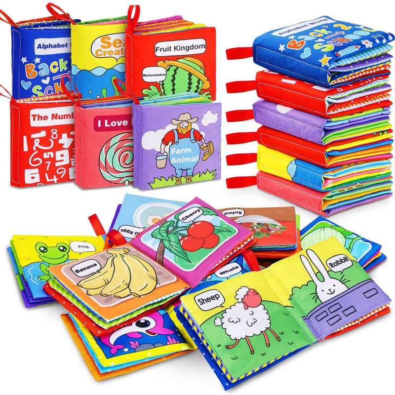 6-Pack: Magicfun Cloth Baby Books Baby - DailySale