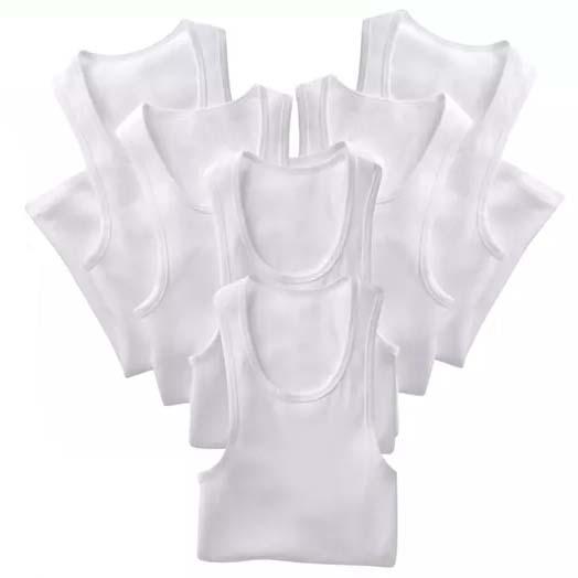 6-Pack: Men's Scoop Neck Cotton Blend A-Shirts - Plus Available Men's Clothing - DailySale