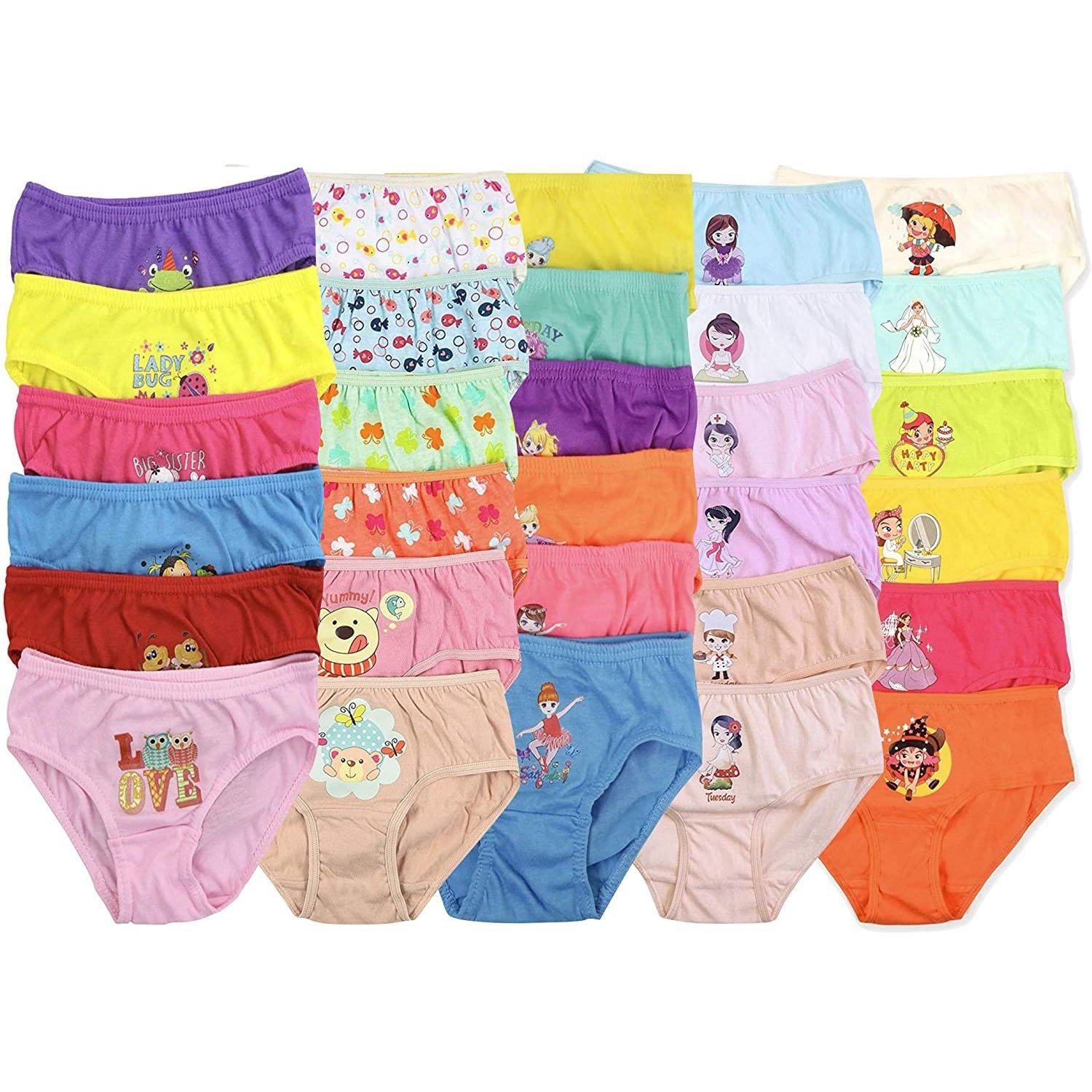 6-Pack: Mystery Cotton Bikini Panties Women's Clothing S - DailySale