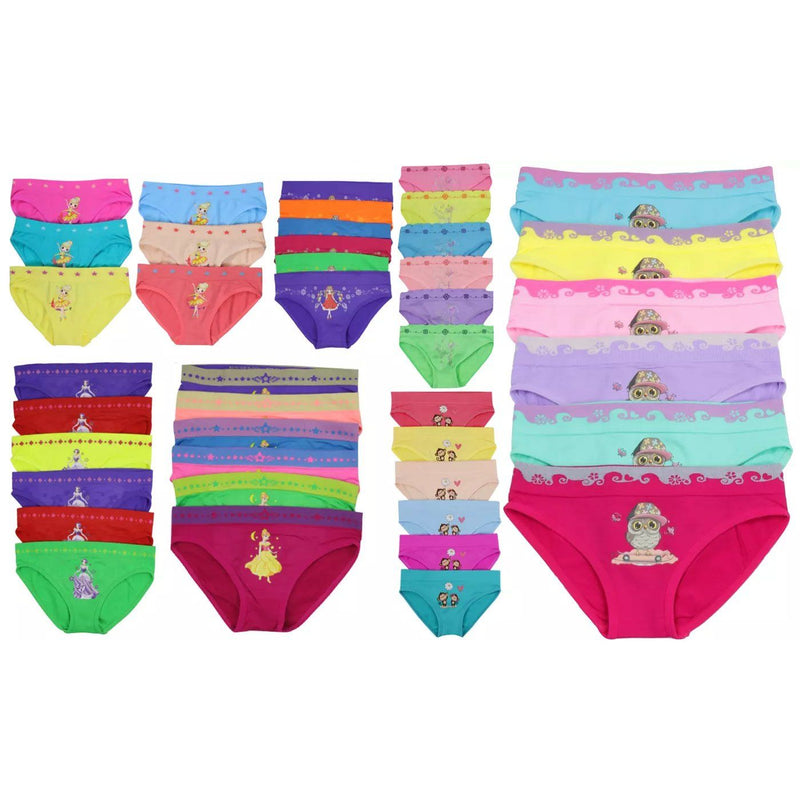 6-Pack: Mystery Kids Girls' Underwear Women's Clothing Bikini Panty S - DailySale