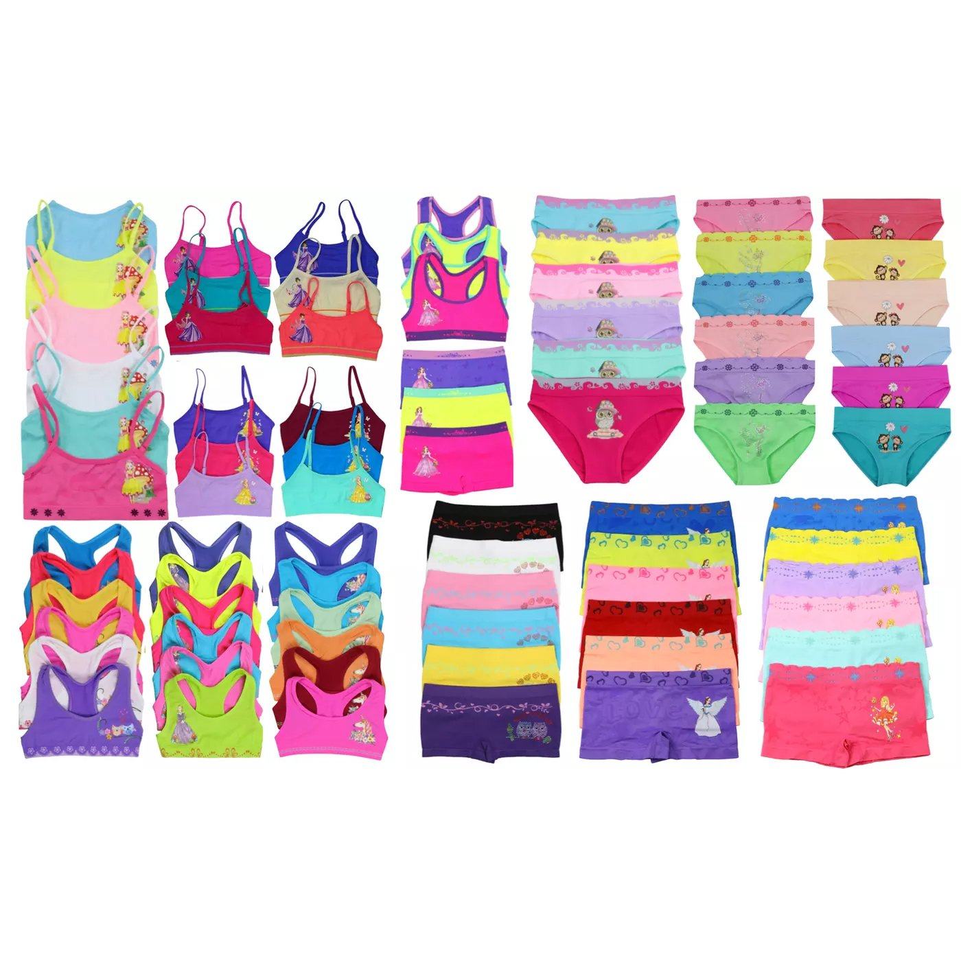 6-Pack: Mystery Kids Girls' Underwear Women's Clothing - DailySale