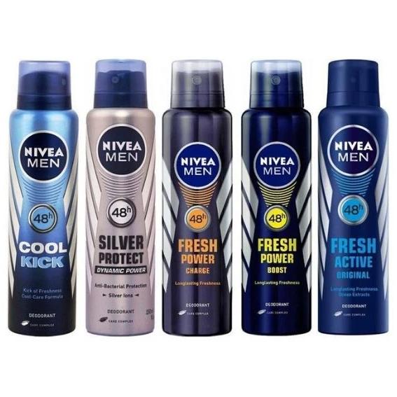 6-Pack: Nivea Men's Deodorant Antiperspirant Spray Beauty & Personal Care - DailySale