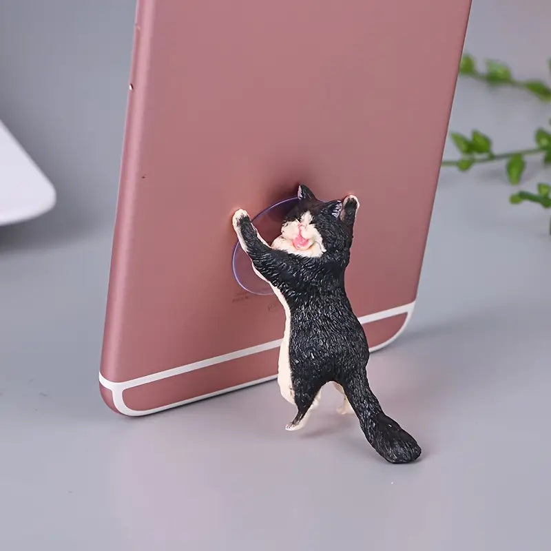 6-Pack: Portable Universal Cute Cat Cell Phone Holder Mobile Accessories - DailySale