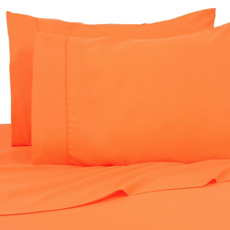 6-Pack: Premier Colorful Soft Super Bright Deep Pocket & Hypoallergenic Bedding Twin/Twin XL Bright Orange - DailySale