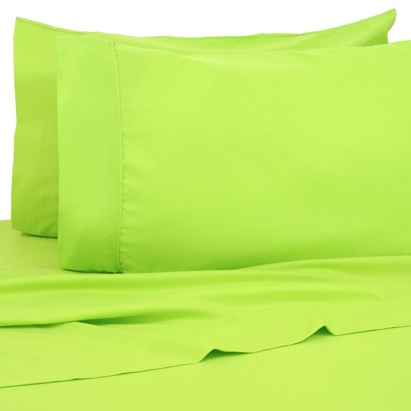 6-Pack: Premier Colorful Soft Super Bright Deep Pocket & Hypoallergenic Bedding Twin/Twin XL Lime Green - DailySale