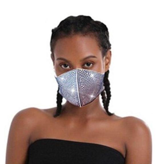 6-Pack: Rhinestone Summer Bling Face Mask Face Masks & PPE - DailySale