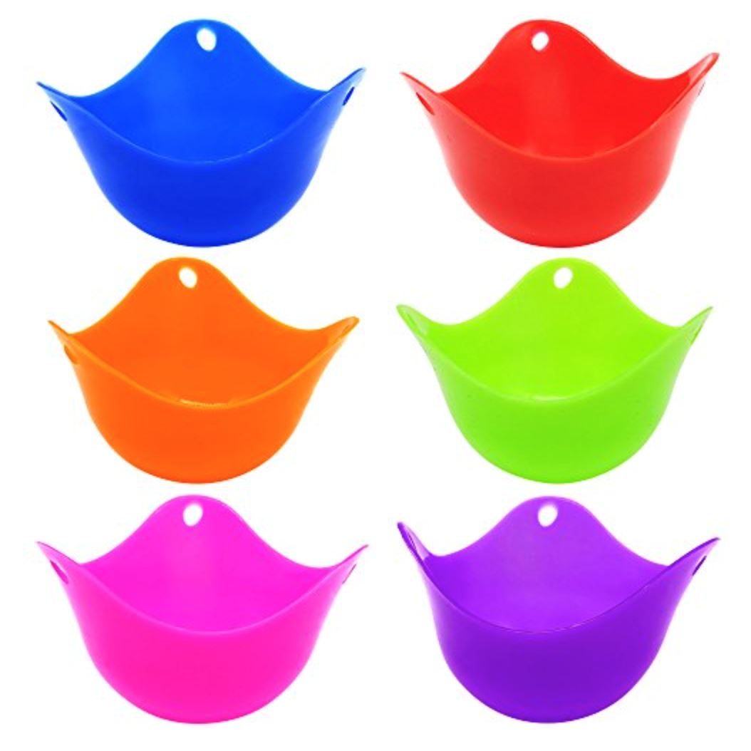 6-Pack: Silicone Egg Poachers Kitchen & Dining - DailySale