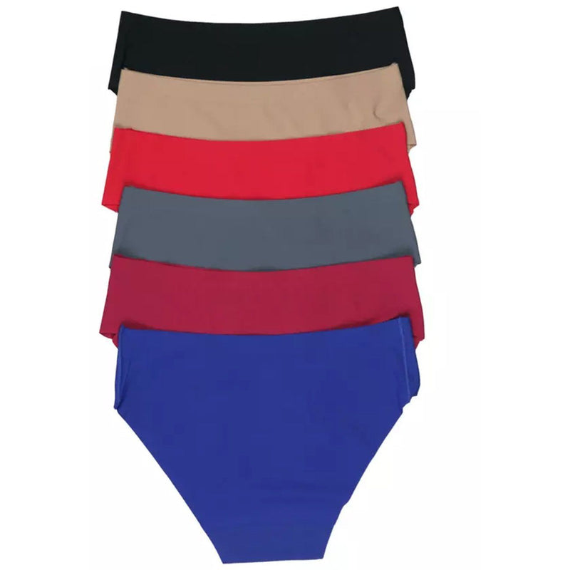 6-Pack: Silky Smooth No Panty Line Assorted Underwear