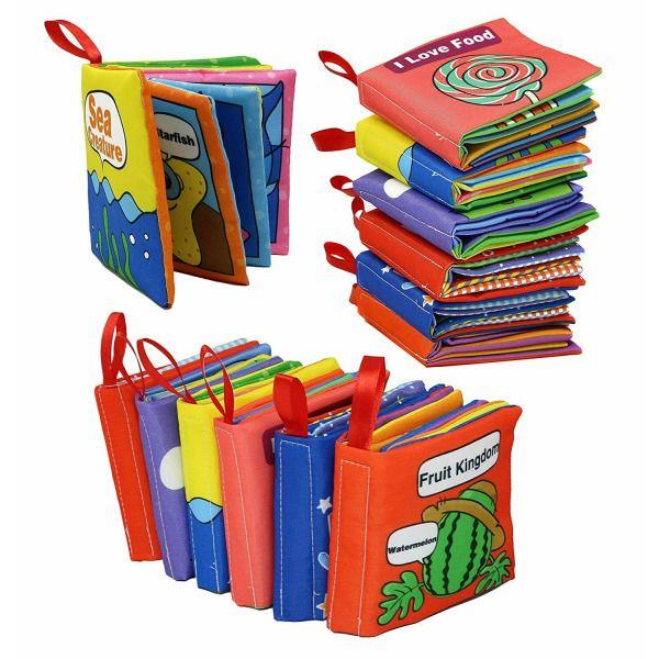 6-Pack: Smart Novelty Soft Cloth Books Baby - DailySale