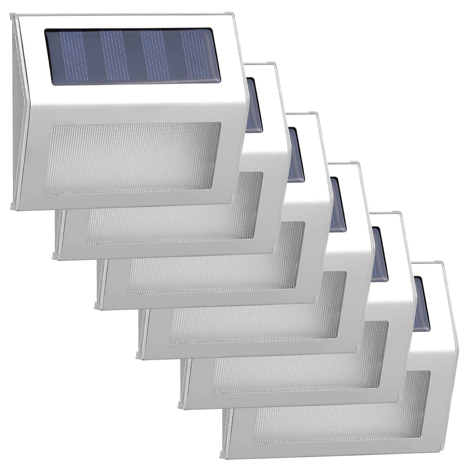 6-Pack: Solar Step Lights Outdoor Lighting - DailySale