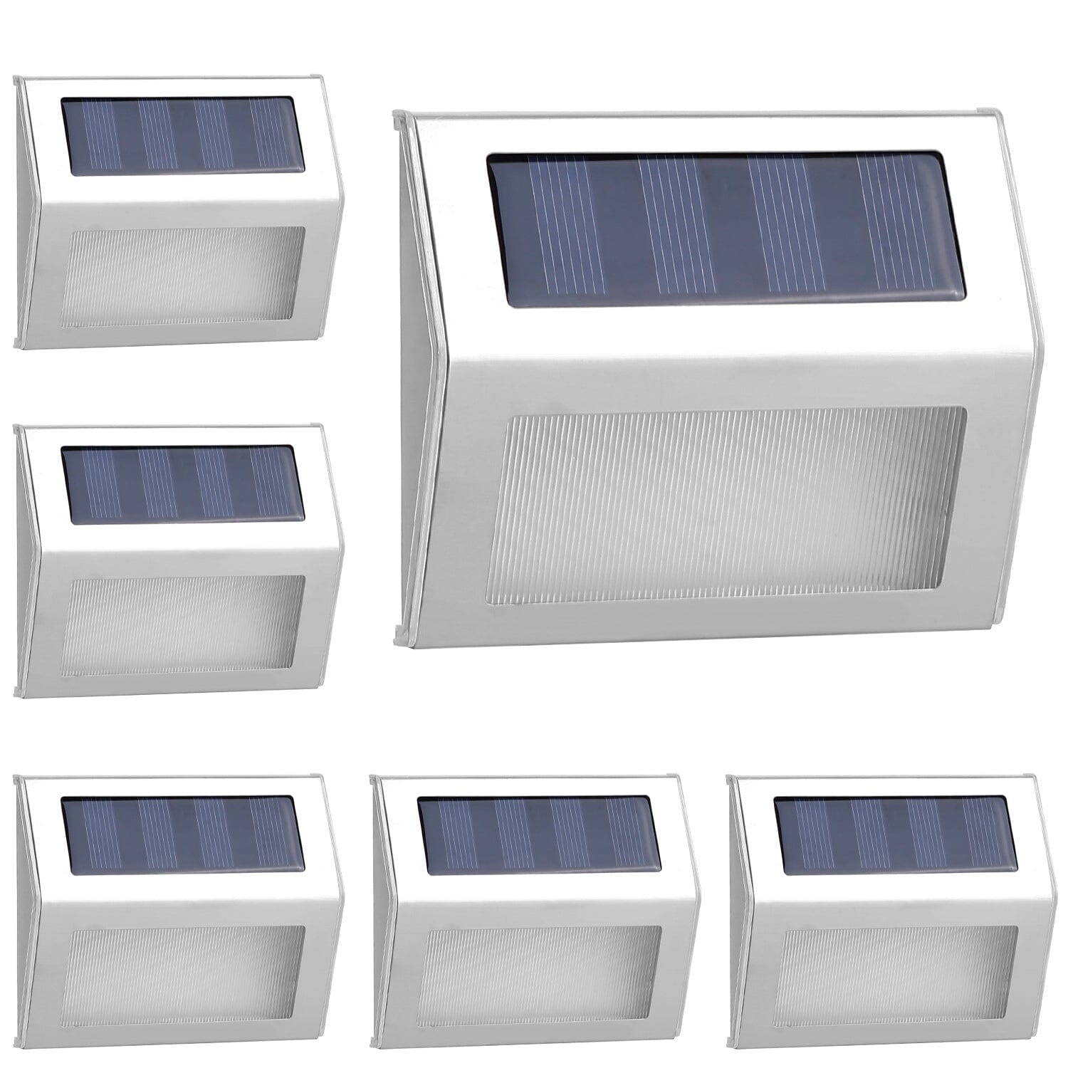 6-Pack: Solar Step Lights Outdoor Lighting - DailySale