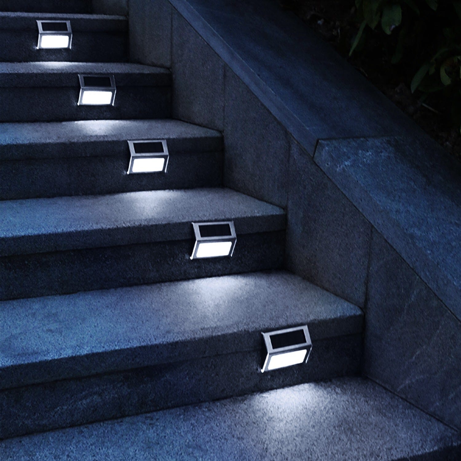 6-Pack: Solar Step Lights Outdoor Lighting - DailySale