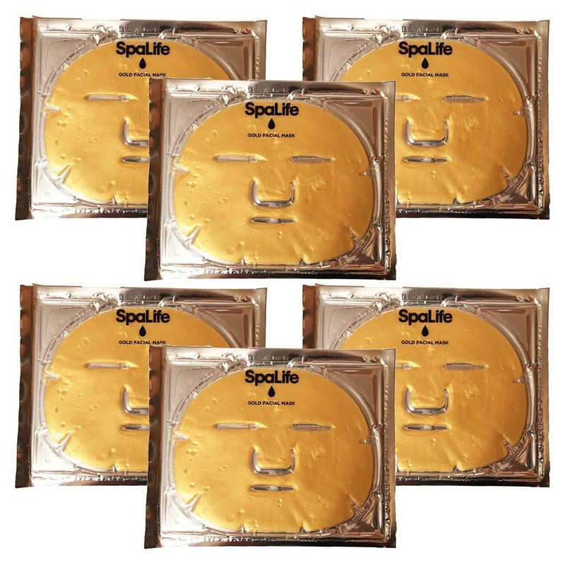 6-Pack: SpaLife Anti-Aging Gold Hydrogel Mask Beauty & Personal Care - DailySale