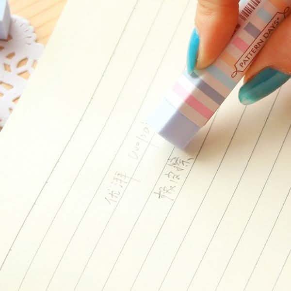 6-Pack: Stationery Supplies Kawaii Candy Color Eraser Everything Else - DailySale