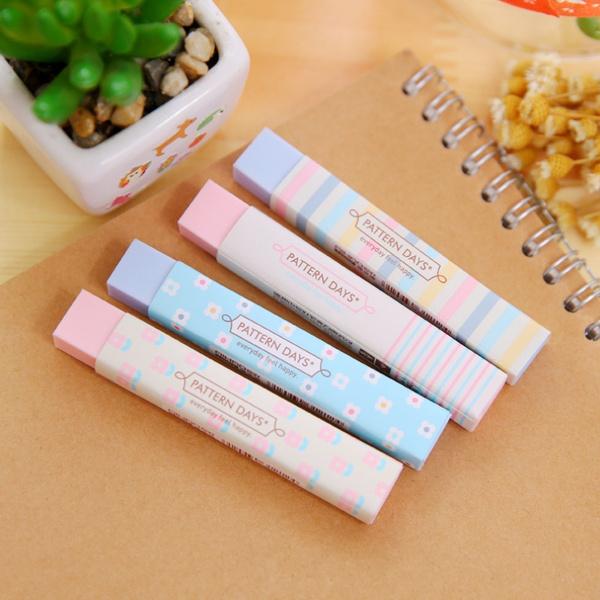 6-Pack: Stationery Supplies Kawaii Candy Color Eraser Everything Else - DailySale