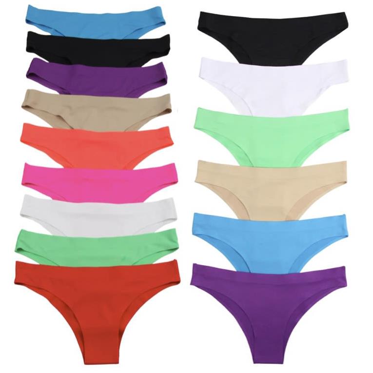 6-Pack: Tanga Style No Show Laser Cut Cheeky Panties Women's Clothing S - DailySale
