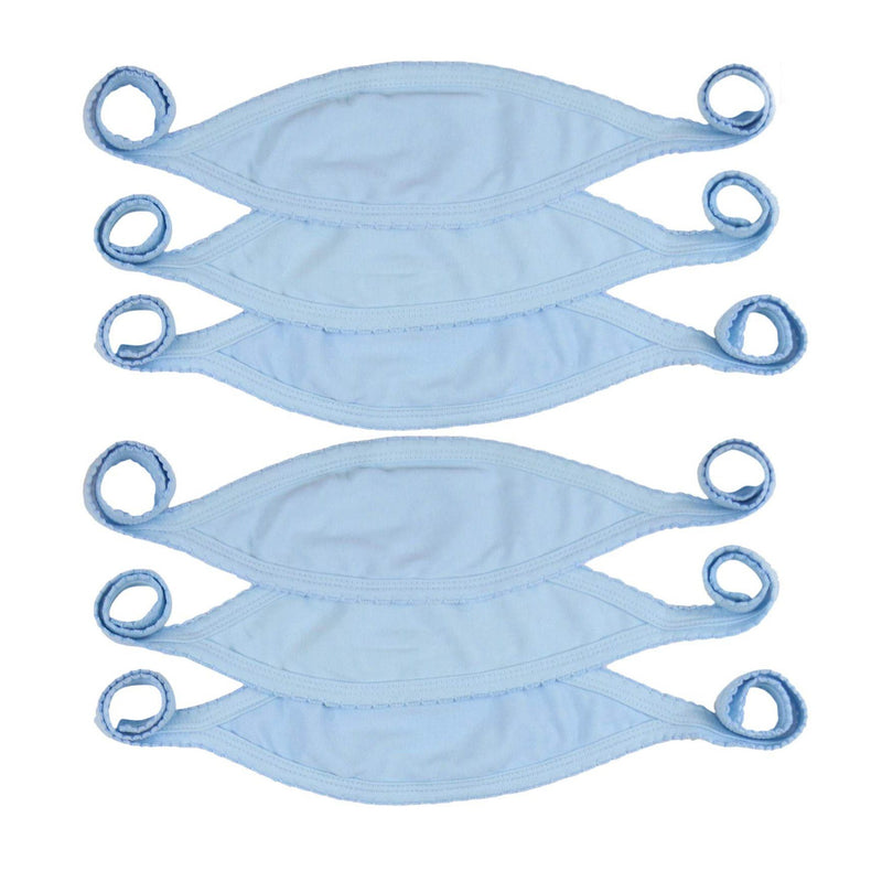 6-Pack: ToBeInStyle Comfortable Newborn Baby Belly Binder Umbilical Cord Band