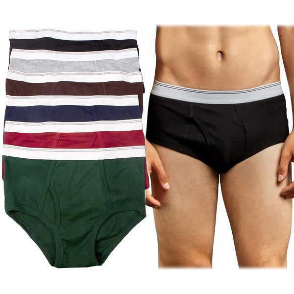 6-Pack: ToBeInStyle Men's Classic Brief Fit Underwear Men's Bottoms S - DailySale