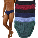 6-Pack: ToBeInStyle Men's Classic Elastic Waistband Bikini Briefs Men's Bottoms - DailySale