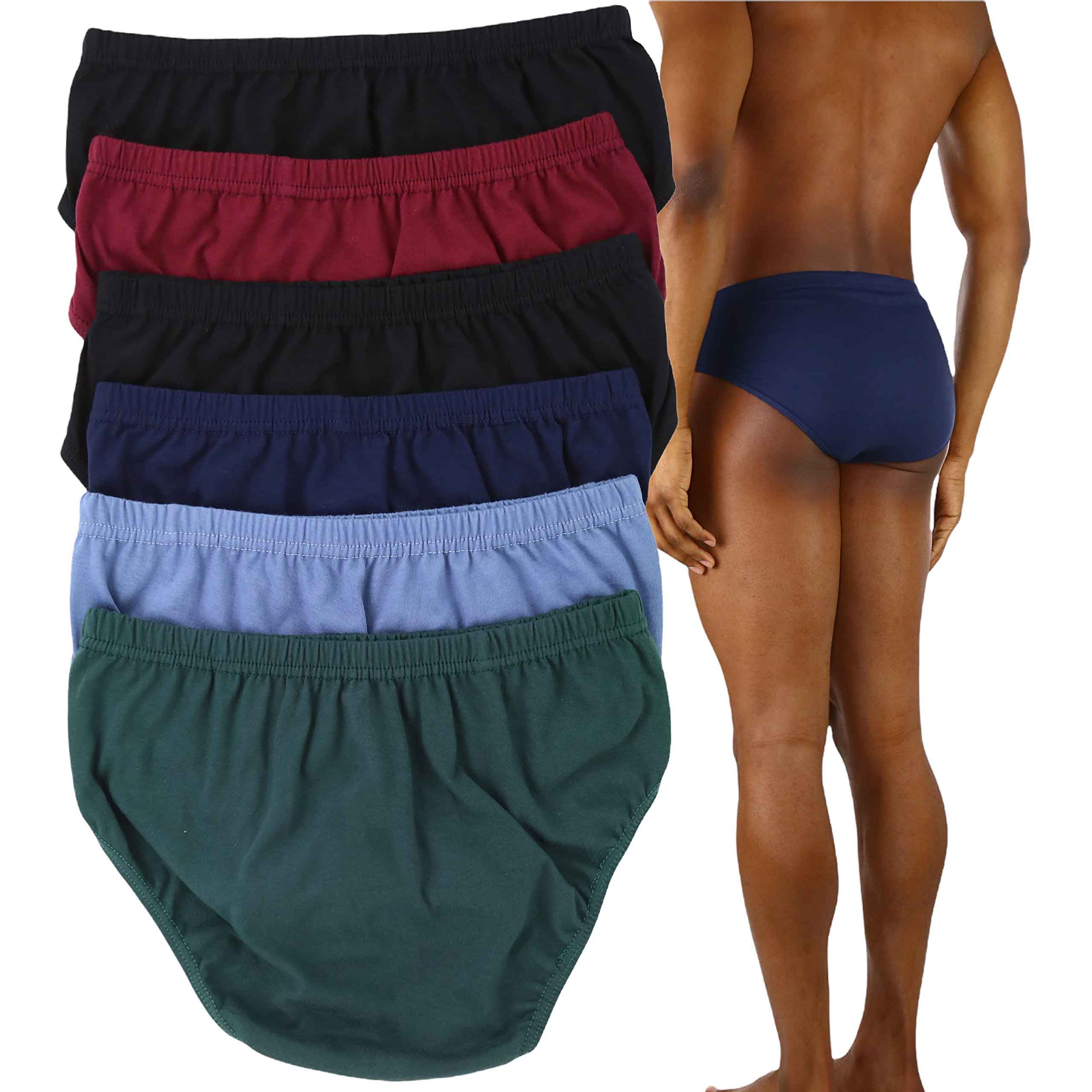 6-Pack: ToBeInStyle Men's Classic Elastic Waistband Bikini Briefs Men's Bottoms - DailySale