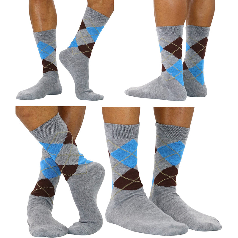 6-Pack: ToBeInStyle Men's Patterned Dress Socks