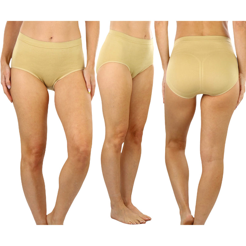 6-Pack: ToBeInStyle Women's Comfortable Bikini Brief Panties