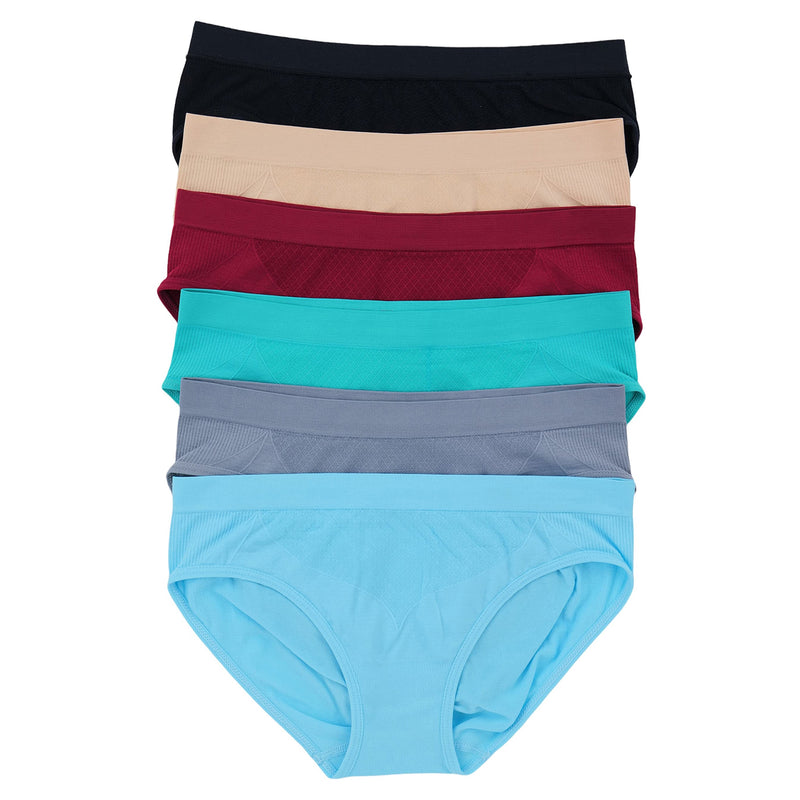 6-Pack: ToBeInStyle Women's Comfortable Seamless Stretch Underwear Women's Swimwear & Lingerie - DailySale