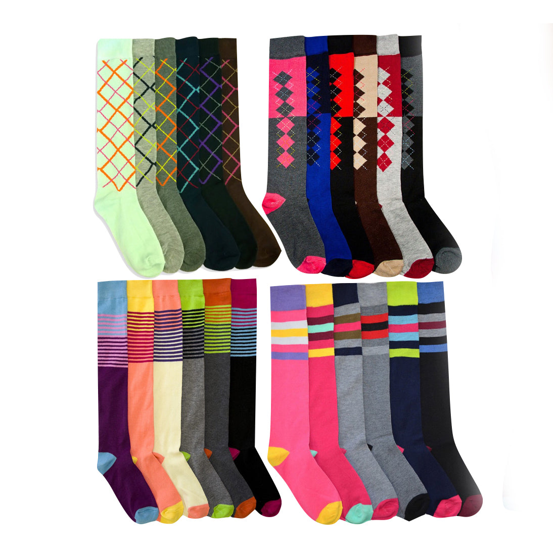 6-Pack: ToBeInStyle Women's Knee High Socks Women's Shoes & Accessories - DailySale