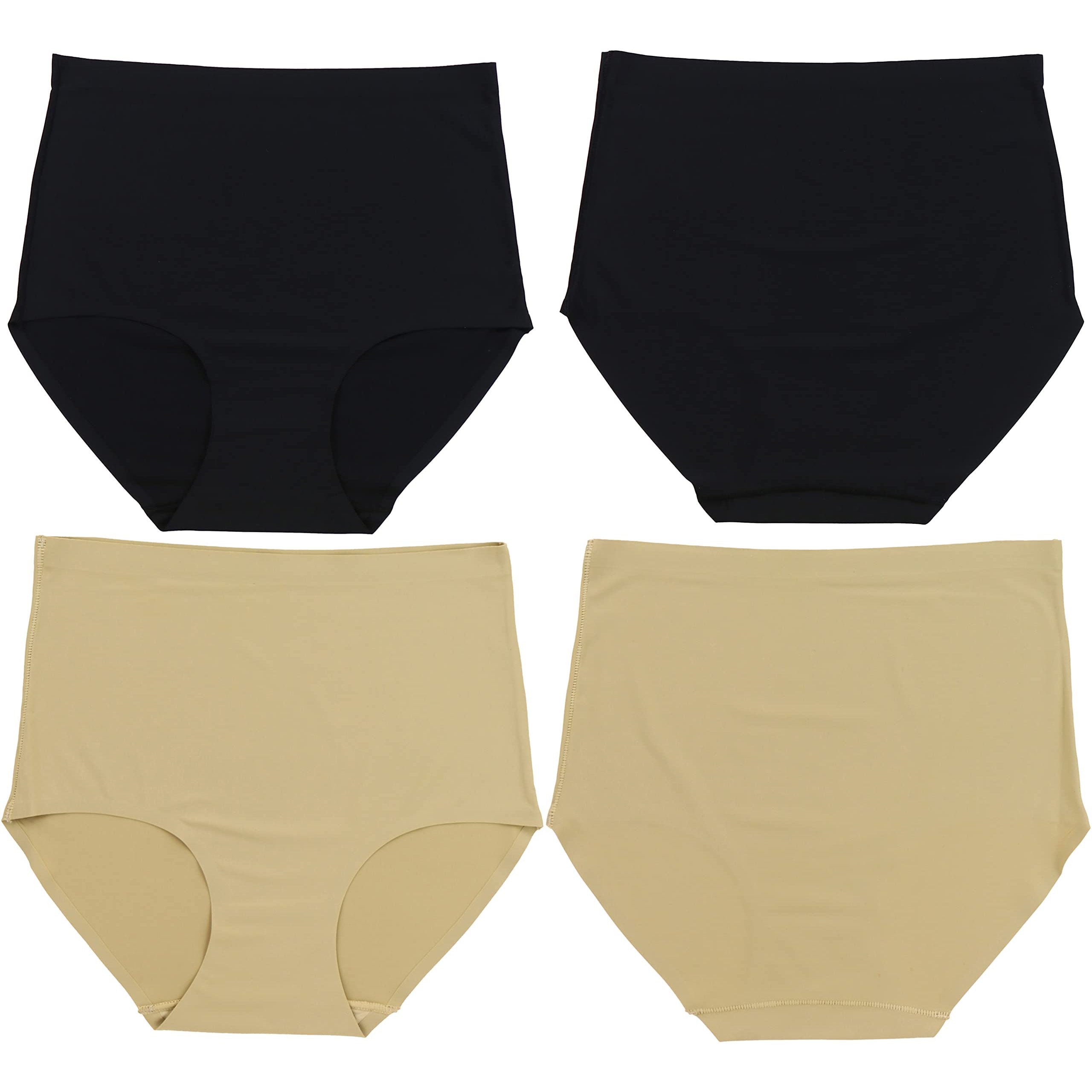 6-Pack: ToBeInStyle Women's High Waisted Gridle Panties