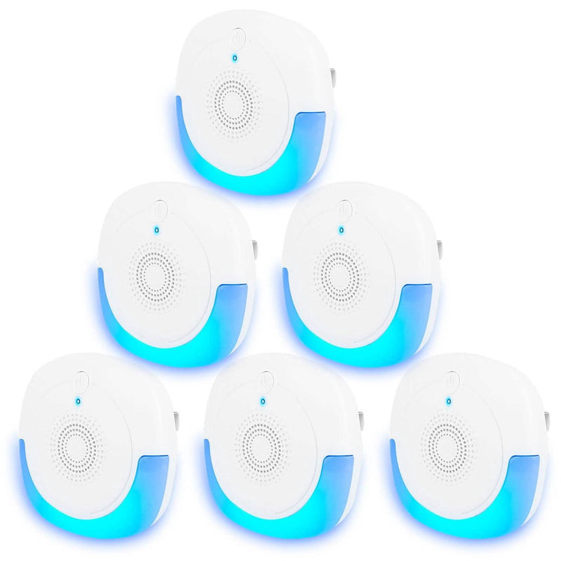 6-Pack: Ultrasonic Pest Repellers Plug-In Indoor Pest Control Mouse Repellent Pest Control - DailySale