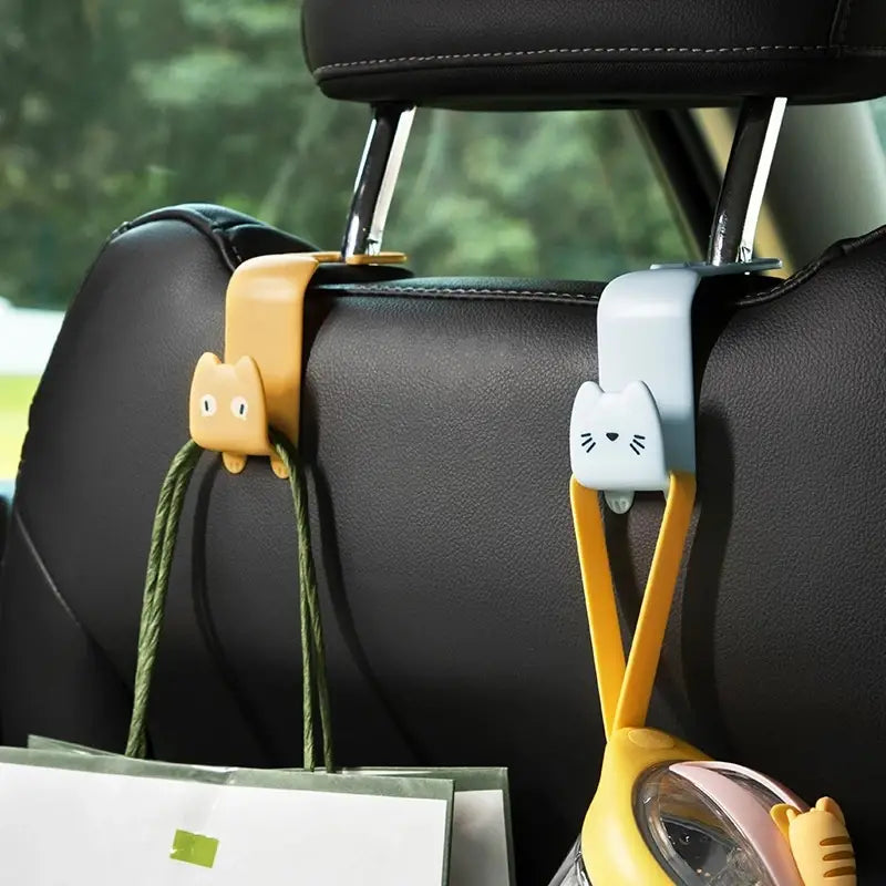 6-Pack: Universal Car Seat Hanger Hooks Cute Cartoon Double-hook Automotive - DailySale
