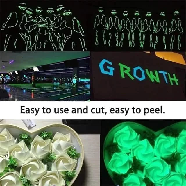 6-Pack: UV Gaffer Fluorescent Party Tape Blacklight Reactive Glow In The Dark Tape Holiday Decor & Apparel - DailySale