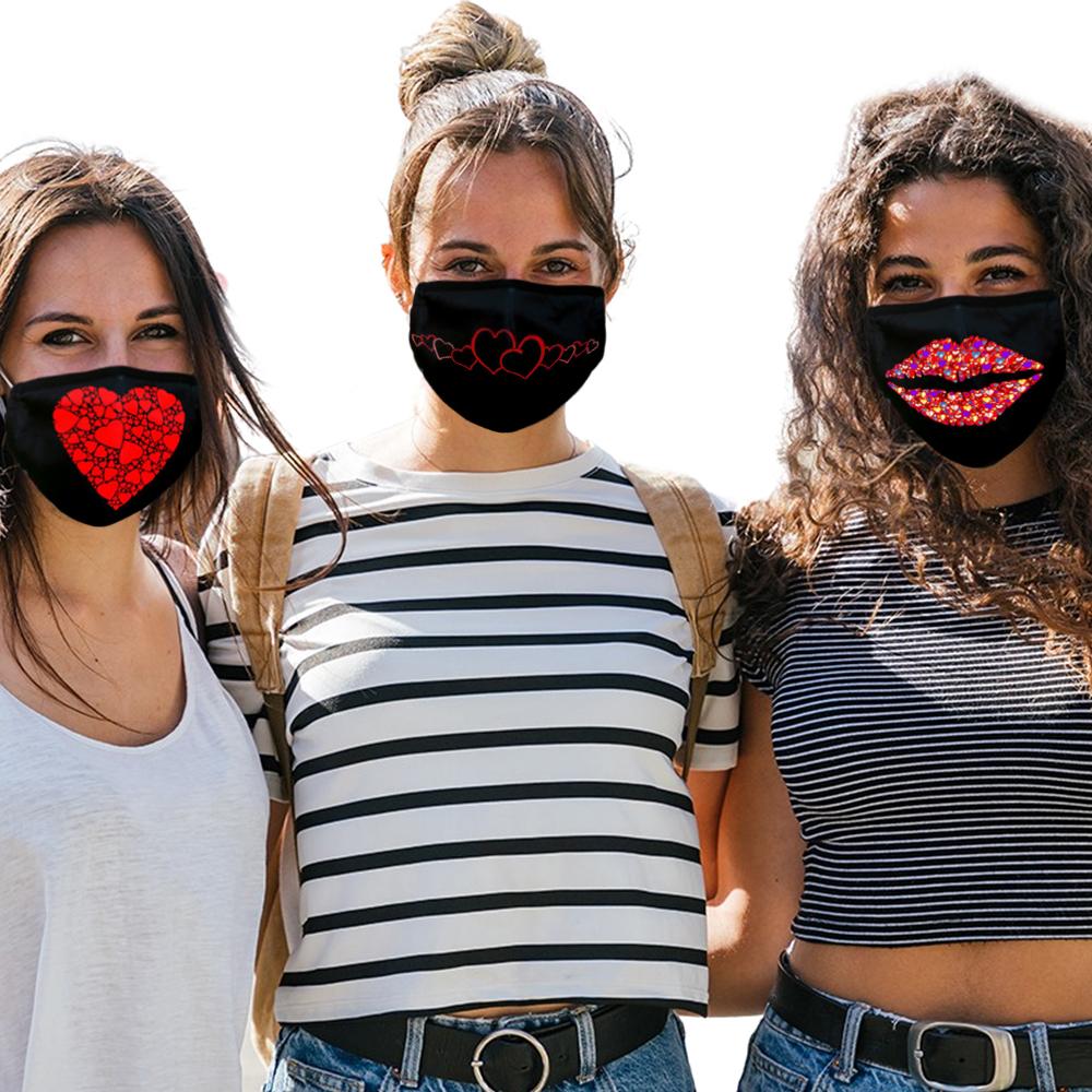 6-Pack: Valentines Fun Super Soft Reusable Non-Medical Face Masks Face Masks & PPE - DailySale