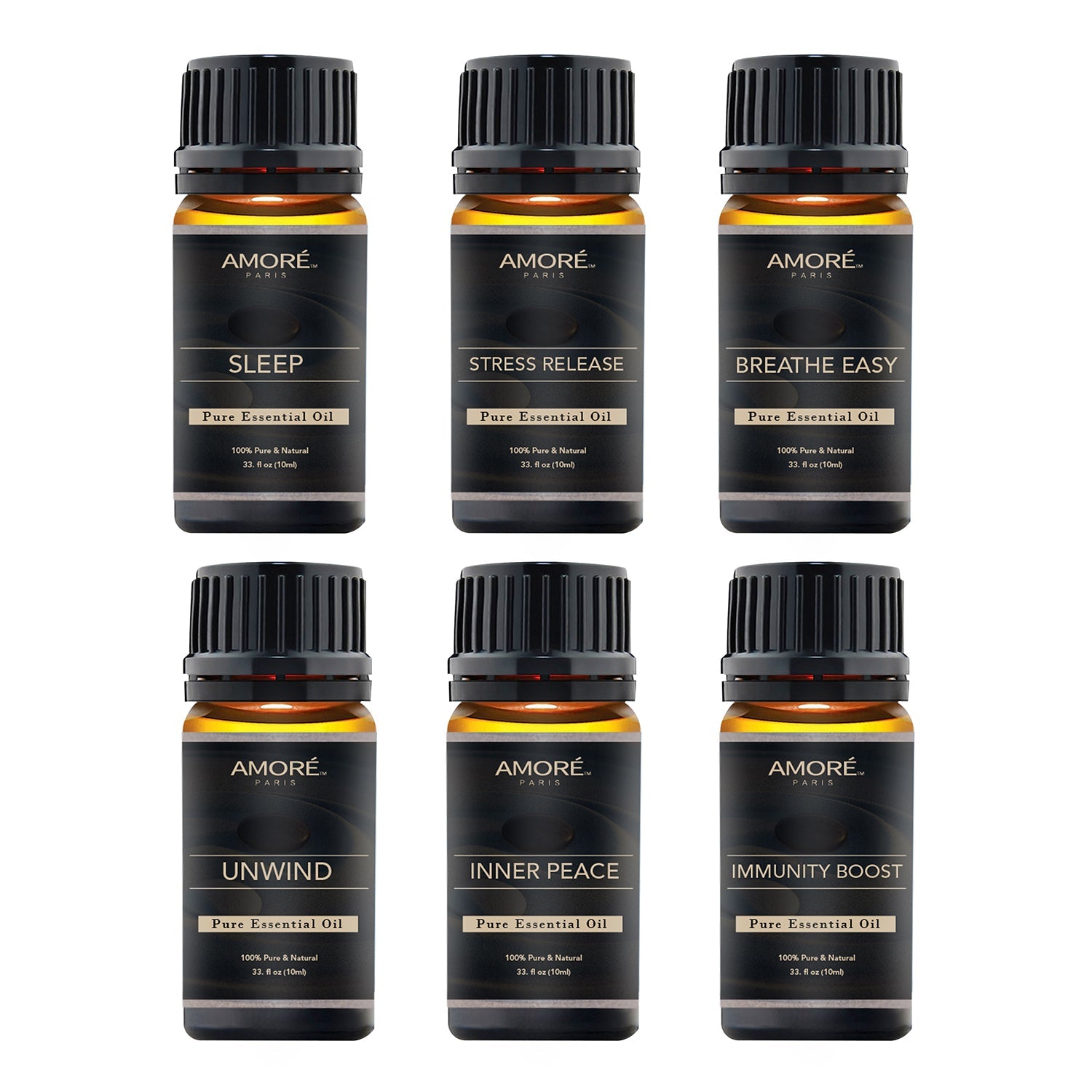 6-Pack: Well-Being Yoga Aromatherapy Essential Oil Gift Set Wellness - DailySale