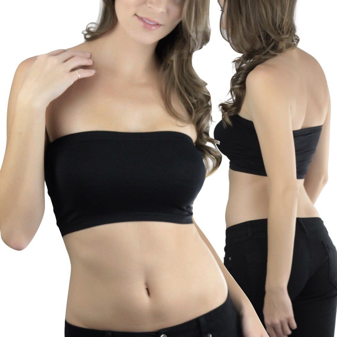 6-Pack: Women's Essential Basic Layering Tube Bra Women's Clothing - DailySale