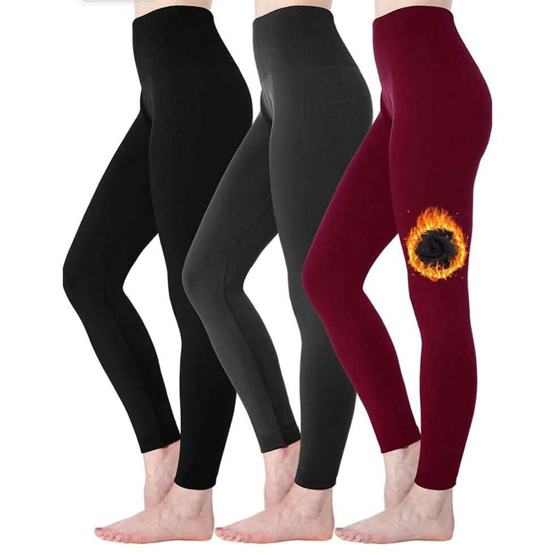 6-Pack: Women’s Extra Fleece Leggings High Waist Women's Bottoms - DailySale