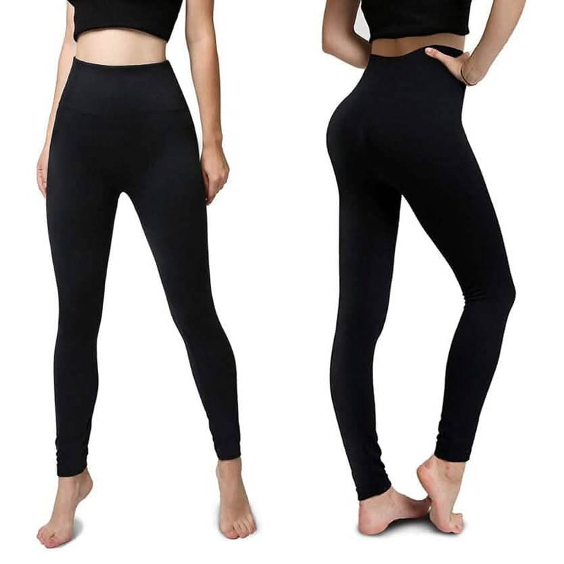 6-Pack: Women’s Extra Fleece Leggings High Waist Women's Bottoms - DailySale