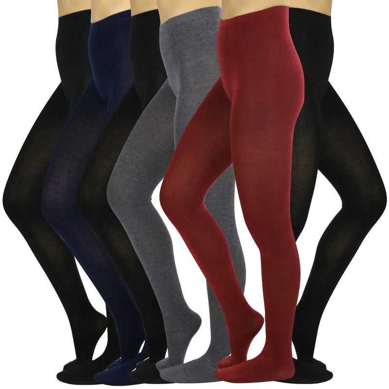 6-Pack: Women's Footed Winter Tights Women's Bottoms - DailySale