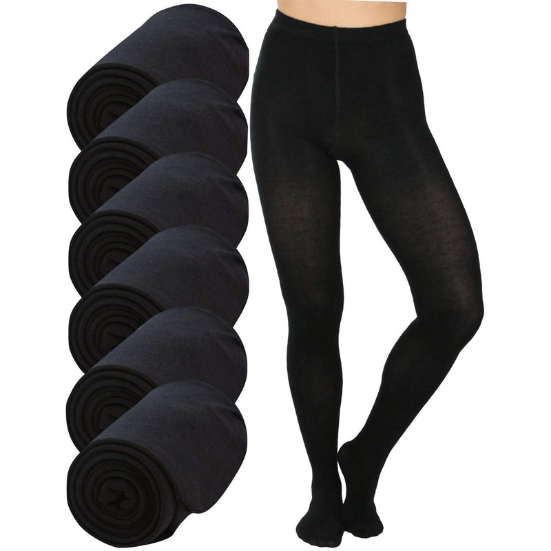 6-Pack: Women's Footed Winter Tights