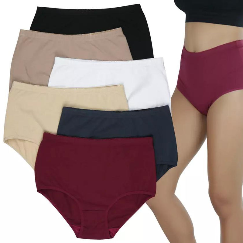 6-Pack: Women's Full Coverage Panties