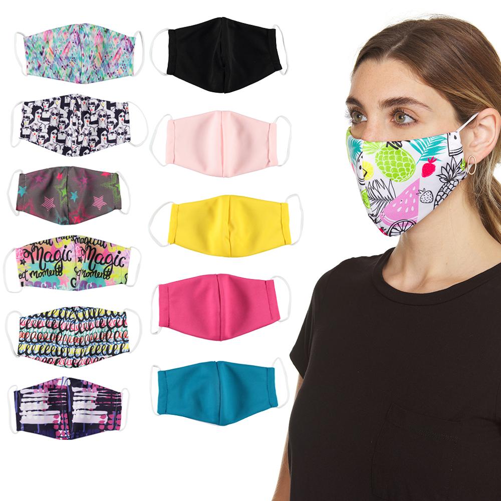 6-Pack: Women's Reusable Machine Washable Masks Face Masks & PPE - DailySale