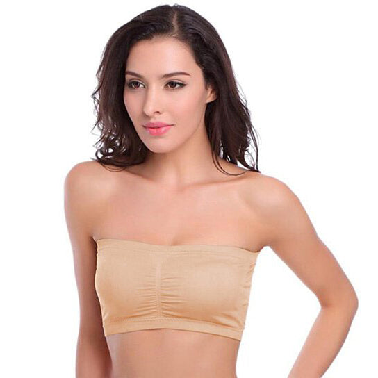 6-Pack: Women's Seamless Bandeau Tube Padded Bralettes Women's Lingerie - DailySale