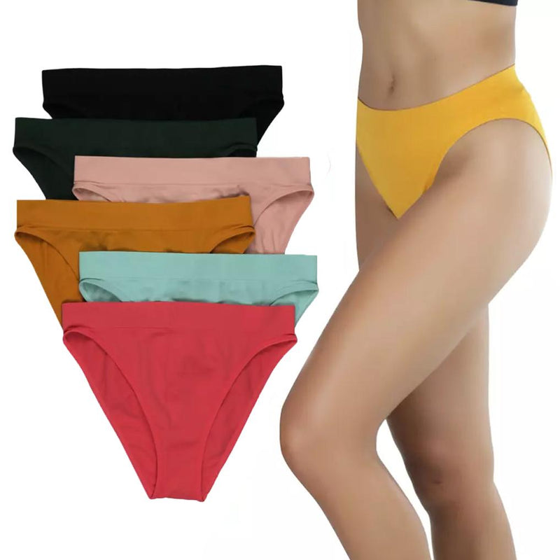 6-Pack: Women's Seamless Stretch Panties