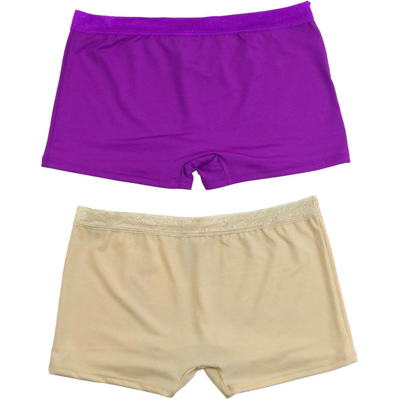 6-Pack: Women's Silky Smooth Boyshort Panties Women's Clothing - DailySale